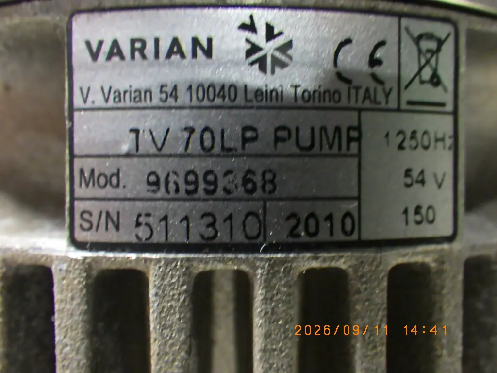 バリアン Varian V70LP 写真(2/2)