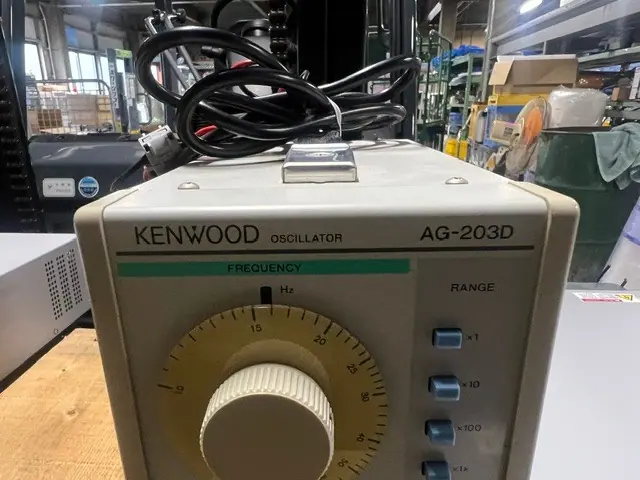 TEXIO(ケンウッド) AG-203D 銘板写真(2/2)